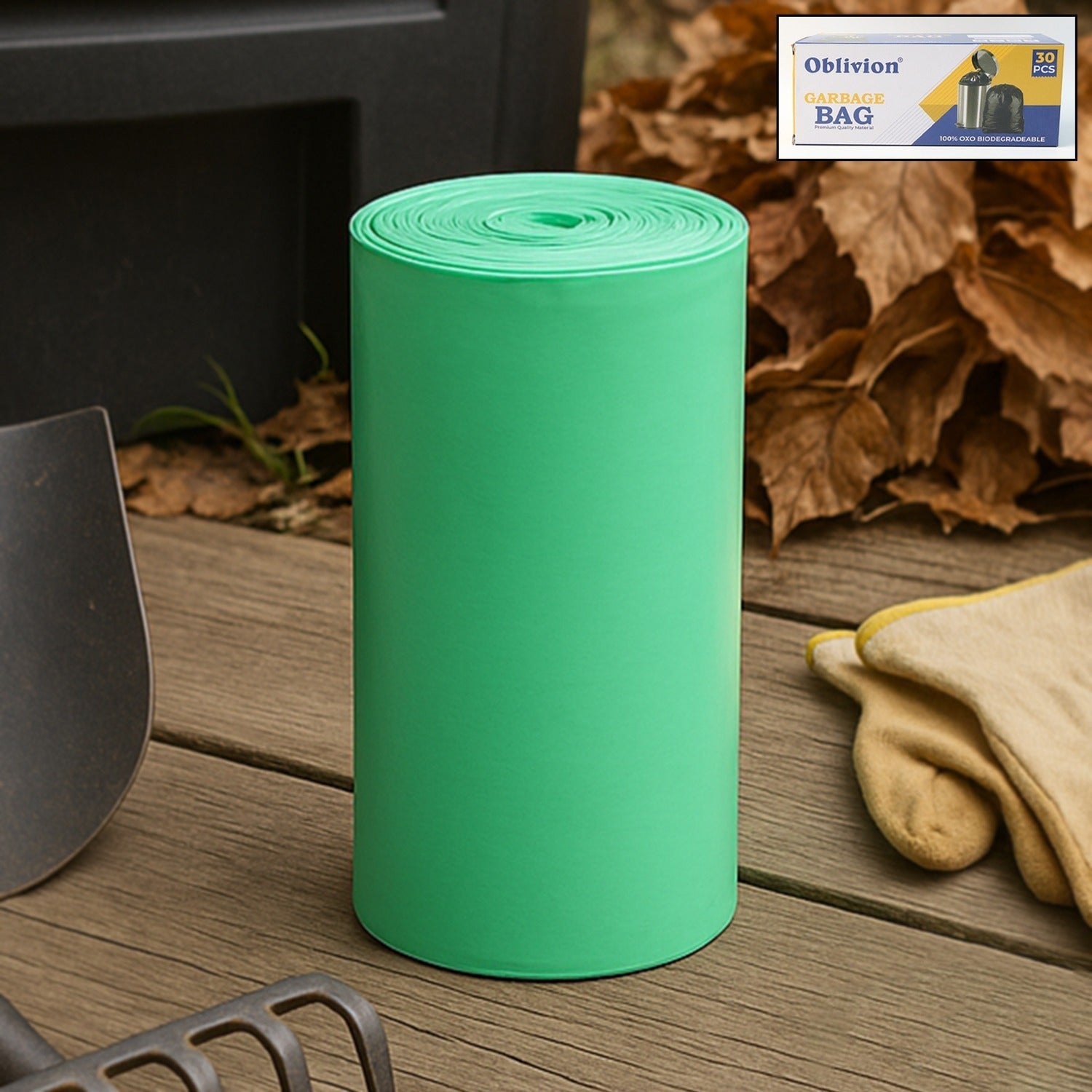 Bio-degradable Eco Friendly Garbage / Trash Bags Rolls (24x32 Cm / 1 Pc / Mix Color) Bio-degradable Eco Friendly Garbage / Trash Bags Rolls (24x32 Cm / 1 Pc / Mix Color)